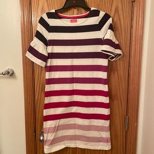 Joules Beautiful Multicolor Stripped Dress Sz 6